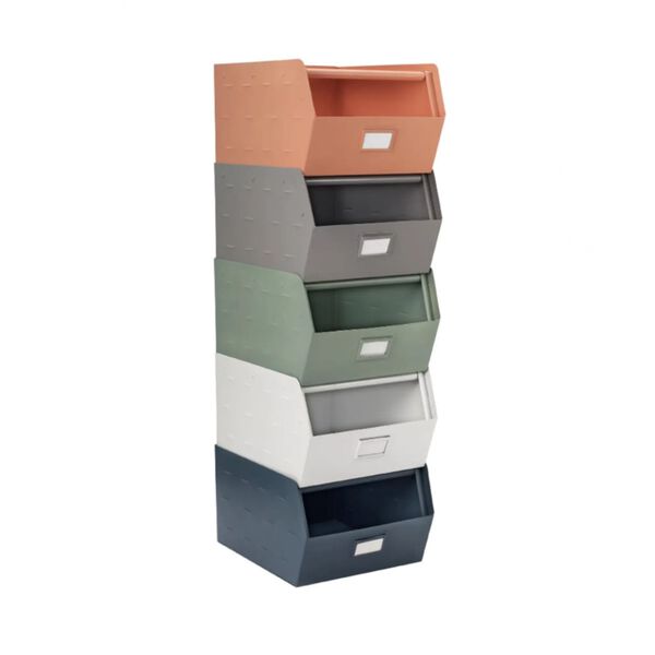KidsDepot Bo&icirc;te de rangement Original M&eacute;tal Blanc