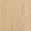 vidaXL Banc de rangement ch&ecirc;ne sonoma 42x42x46 cm bois d'ing&eacute;nierie