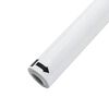vidaXL Films pour fen&ecirc;tre 3 pcs statique d&eacute;poli blanc PVC