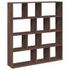 vidaXL Biblioth&egrave;que ch&ecirc;ne marron 132x29x141,5 cm bois d'ing&eacute;nierie