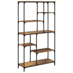 vidaXL &Eacute;tag&egrave;re 5 niveaux 99 x 35,5 x 176 cm Bois d'ing&eacute;nierie