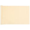 vidaXL &Eacute;cran d'intimit&eacute; de balcon cr&egrave;me 600x120 cm PVC
