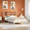 vidaXL Lit biblioth&egrave;que sans matelas 140x200 cm bois massif de pin