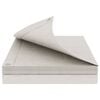 vidaXL B&acirc;che avec &oelig;illets Blanc 8 x 8 m 180 gsm PE