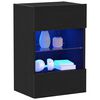 vidaXL Ensemble meuble TV Noir 40 x 30 x 60,5 cm Bois d'ing&eacute;nierie