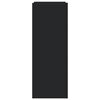 vidaXL Armoire &agrave; chaussures noir 74,5x37,5x100 cm bois d'ing&eacute;nierie