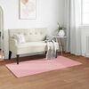 vidaXL Tapis en Fourrure Synth&eacute;tique de Lapin Olite Rose 60 x 110 cm