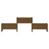 vidaXL Jardini&egrave;re Marron miel 245,5x44x75 cm Bois massif de pin