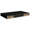 vidaXL &Eacute;tag&egrave;res murales flottantes 4 pcs noir 40x23,5x3,8 cm MDF
