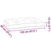 vidaXL Coussins de palette lot de 5 rouge tissu