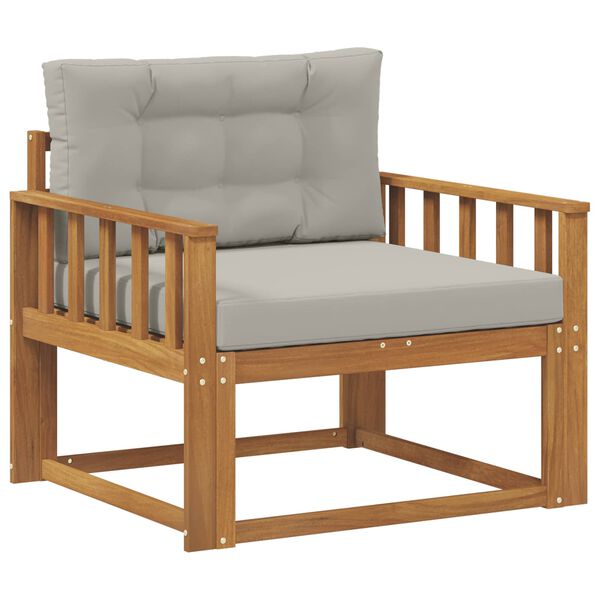 vidaXL Sofa de milieu ext&eacute;rieur Bois d'Acacia Massif Naturel