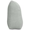 vidaXL Coussin de Dos Gris clair 100 x 24 x 50 cm Velours