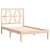 vidaXL Cadre de lit sans matelas bois massif