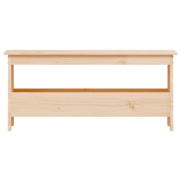 vidaXL Banc d'entr&eacute;e 100x28x45 cm Bois massif Pin