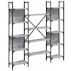vidaXL Biblioth&egrave;que sonoma gris 155,5x24x166,5 cm bois d'ing&eacute;nierie