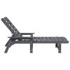 vidaXL Mobilier de jardin lounge 2 pcs Gris clair 53 x 195.5 x 30cm