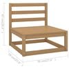 vidaXL Salon de jardin 8 pcs marron miel bois de pin massif