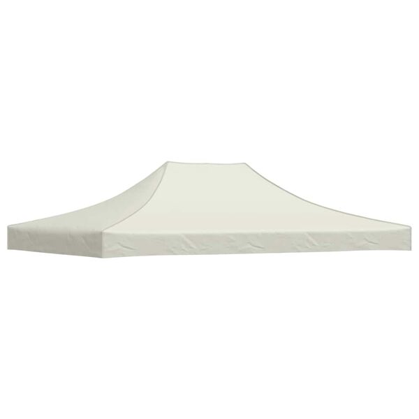 vidaXL Toit de tente de réception 4x3 m Crème 270 g/m²