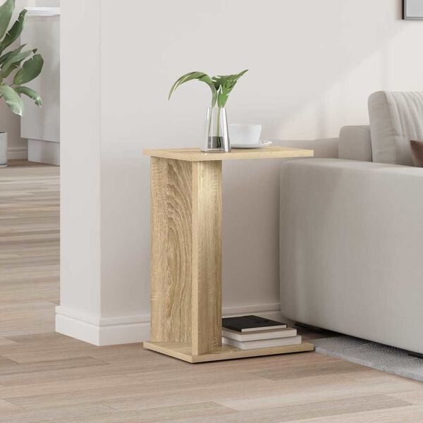 vidaXL Table d'appoint Ch&ecirc;ne Sonoma 35 x 25 x 50 cm Bois d'ing&eacute;nierie