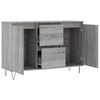 vidaXL Buffet sonoma gris 101,5x35x70 cm bois d'ing&eacute;nierie