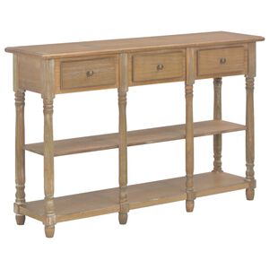 vidaXL Table console 110x30x76 cm bois d'ing&eacute;nierie