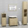 vidaXL Meubles de salle de bain Ch&ecirc;ne sonoma Bois d'ing&eacute;nierie