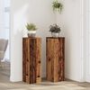 vidaXL Supports pour plantes 2 pcs vieux bois bois d'ing&eacute;nierie