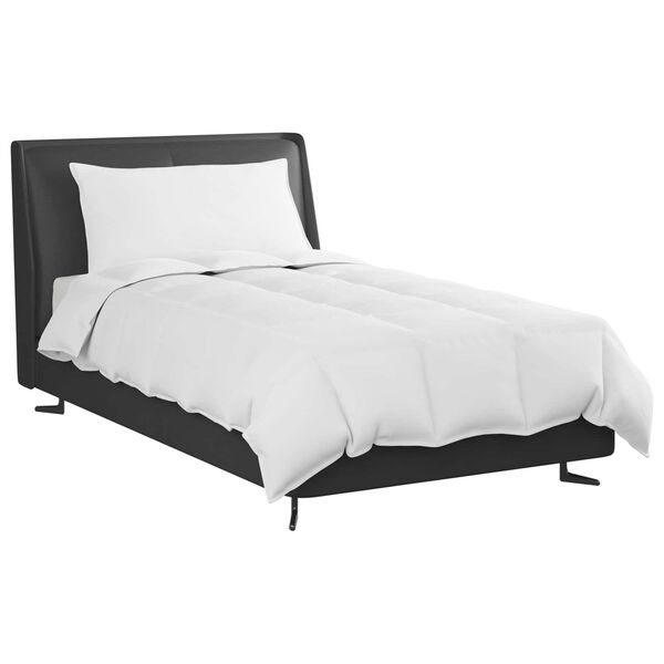vidaXL Duvet d'&eacute;t&eacute; simple avec oreiller 2 pcs Blanc Plume de canard