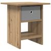 vidaXL Table de chevet Ch&ecirc;ne artisanal 41 x 40 x 45 cm
