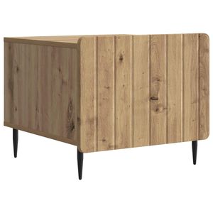 vidaXL Table basse Ch&ecirc;ne artisanal 49 x 50 x 42 cm Bois d'ing&eacute;nierie