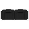 vidaXL Coussin de t&ecirc;te de lit Viana noir 140 cm similicuir