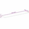 vidaXL Dessus de table 160x20x2,5cm rectangulaire bois massif manguier
