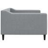 vidaXL Lit de repos sans matelas gris clair 90x190 cm tissu