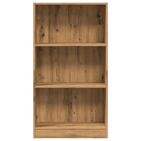 vidaXL Biblioth&egrave;que ch&ecirc;ne artisanal 60x24x109 cm bois d'ing&eacute;nierie