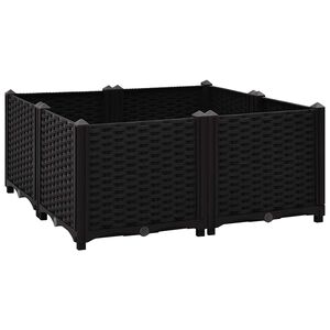 vidaXL Lit sur&eacute;lev&eacute; 80x80x38 cm Polypropyl&egrave;ne
