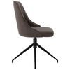vidaXL Chaises &agrave; manger lot de 6 gris fonc&eacute; velours