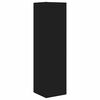 vidaXL Meuble d'angle Noir 27,5x27x102cm Bois d'ing&eacute;nierie