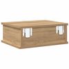 vidaXL Table de chevet 2 pcs Ch&ecirc;ne artisanal 40 x 31 x 15 cm
