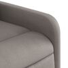 vidaXL Fauteuil inclinable Taupe Tissu