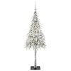 vidaXL Sapin de No&euml;l avec 150 LED Blanc 150 cm PE et Acier