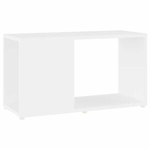 vidaXL Meuble TV Blanc 60x24x32 cm Bois d'ing&eacute;nierie