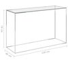 vidaXL Table d'appoint Argenté 120x40x78 cm Acier inoxydable et verre
