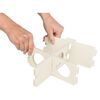 TRIXIE Maison pour rongeurs &agrave; 4 pi&egrave;ces 25x10x25 cm Bois