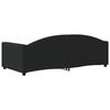 vidaXL Lit de repos sans matelas noir 90x190 cm tissu