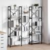 vidaXL &Eacute;tag&egrave;re Sonoma gris 156 x 25 x 167 cm Bois d'ing&eacute;nierie