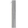 vidaXL Armoire &agrave; vitrine sonoma gris 100x8,5x58 cm bois d'ing&eacute;nierie