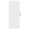 vidaXL Armoire de cuisine avec &eacute;tag&egrave;re Blanc brillant 30 x 31 x 80 cm