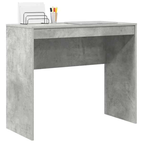 vidaXL Bureau Gris b&eacute;ton 90 x 40 x 76 cm Bois d'ing&eacute;nierie