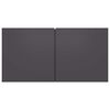 vidaXL Ensemble de meubles TV 3 pcs Gris Bois d&rsquo;ing&eacute;nierie