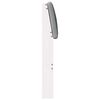 vidaXL T&ecirc;te de lit capitonn&eacute;e Gris clair 140 cm Pin massif